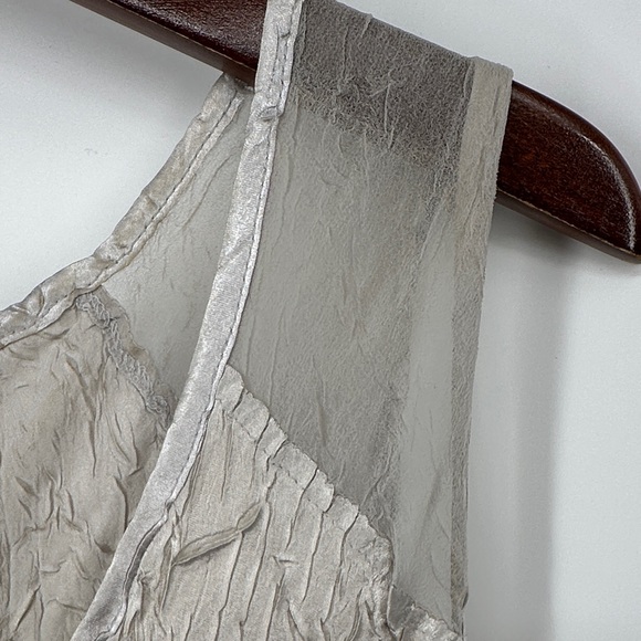 Komarov Asymmetrical Y2K Gradient Fairy Dress in Gray and Black - Picture 3 of 9